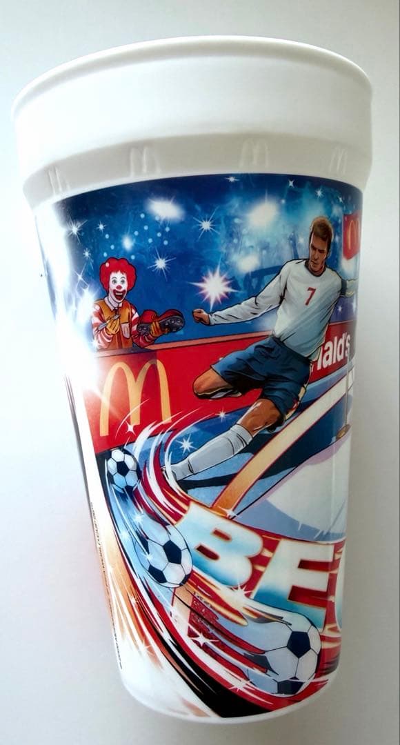 マクドナルド FIFA ワールドカップ コラボ ドリンクカップ ベッカム — image 2