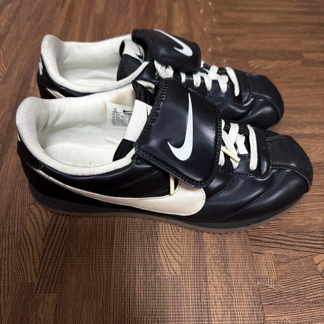 NIKE CORTEZ フラップ付き ブラック ホワイト — image 3