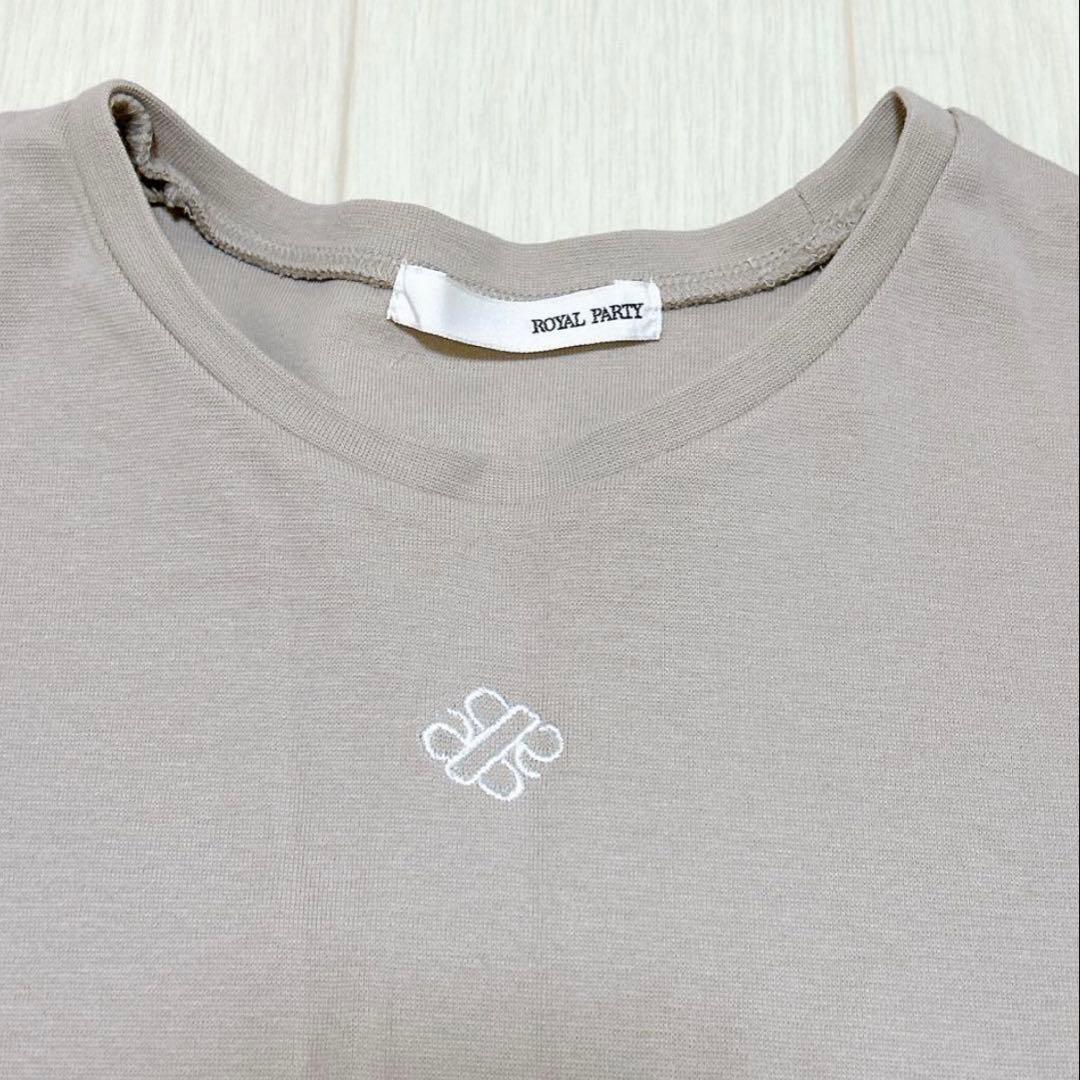 6／25迄値下げ　ROYAL PARTY エンブレム刺繍Tシャツ ワンポイント — image 3