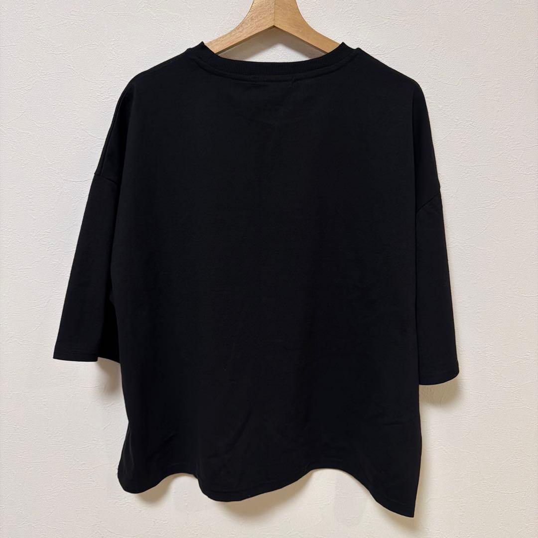 addCOLOR NOOOONコラボシャツ ロゴTシャツ ブラック　黒　M — image 2