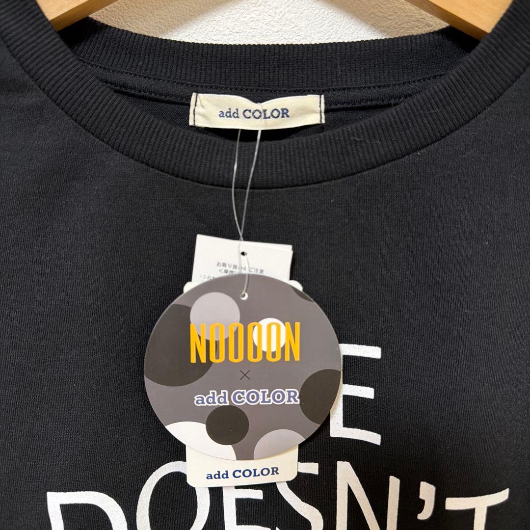 addCOLOR NOOOONコラボシャツ ロゴTシャツ ブラック　黒　M — image 4