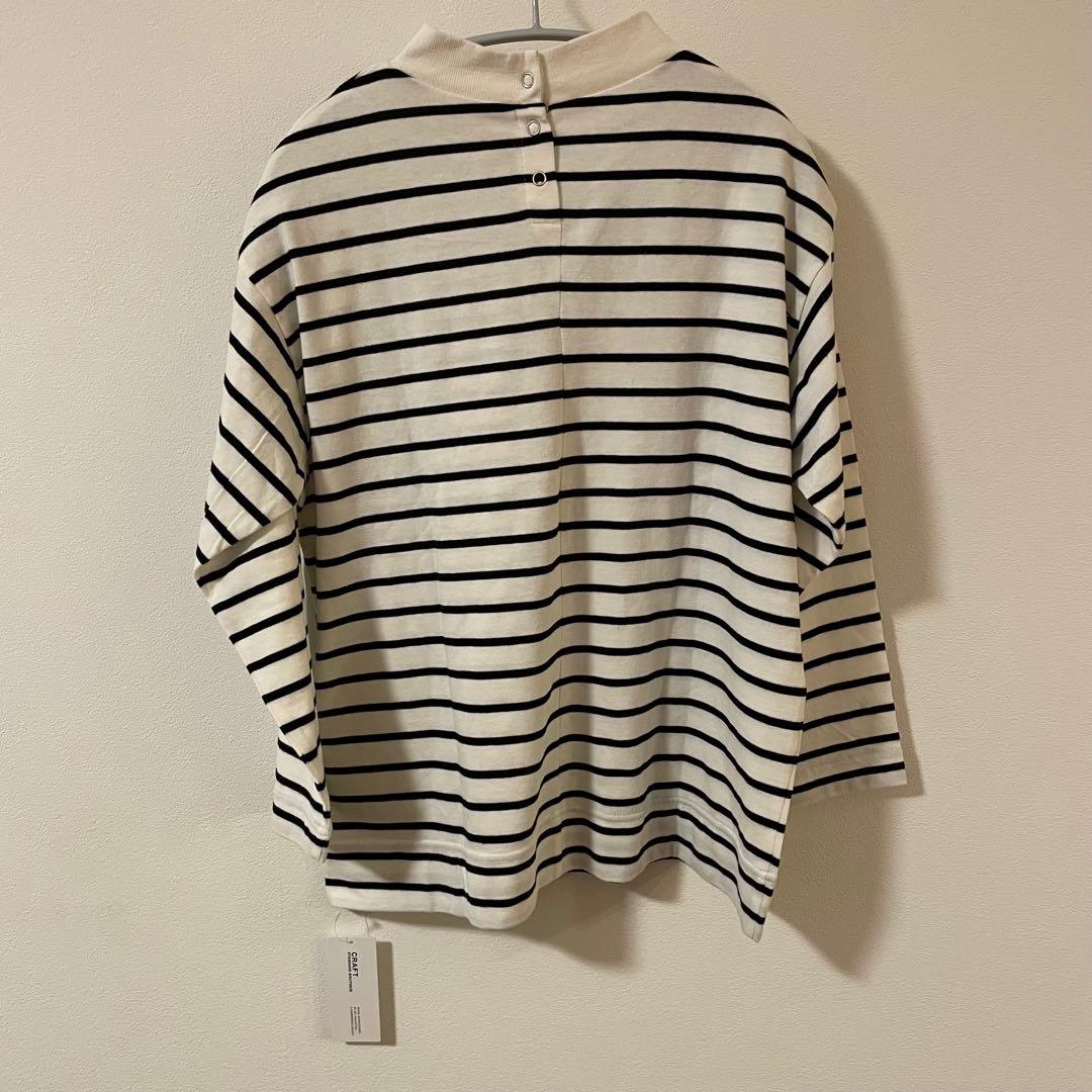 CRAFT STANDARD BOUTIQUE モックネックボーダーロンTee2 — image 3