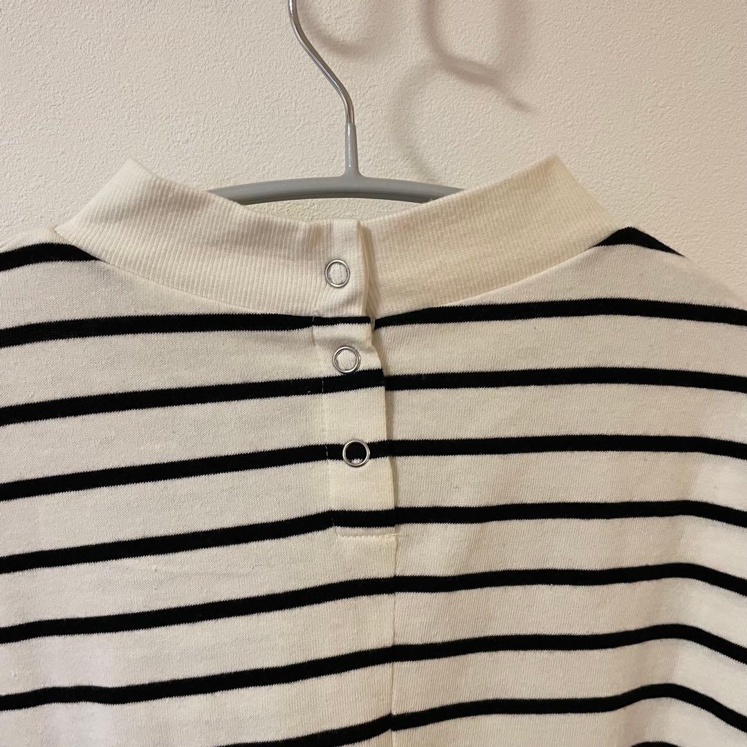 CRAFT STANDARD BOUTIQUE モックネックボーダーロンTee2 — image 4