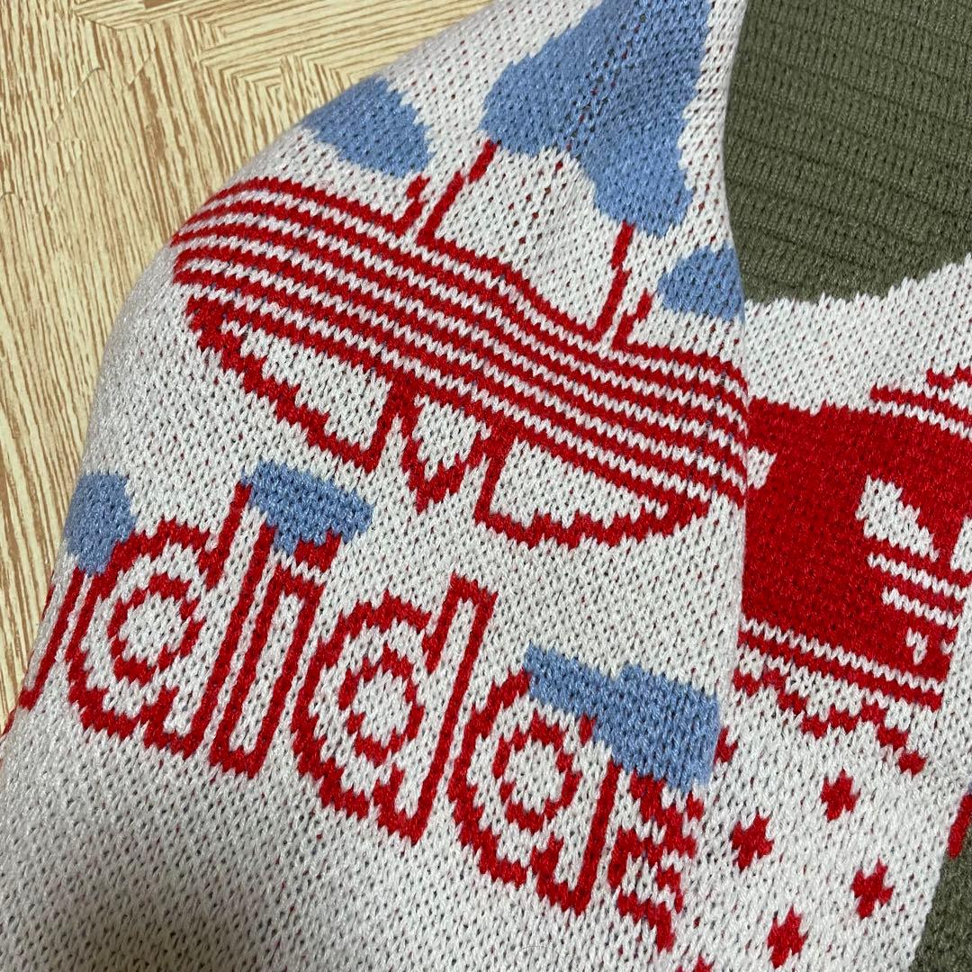 値下げ　ADIDAS ニット セーター 1949 クリスマスニット　ノルディック — image 5
