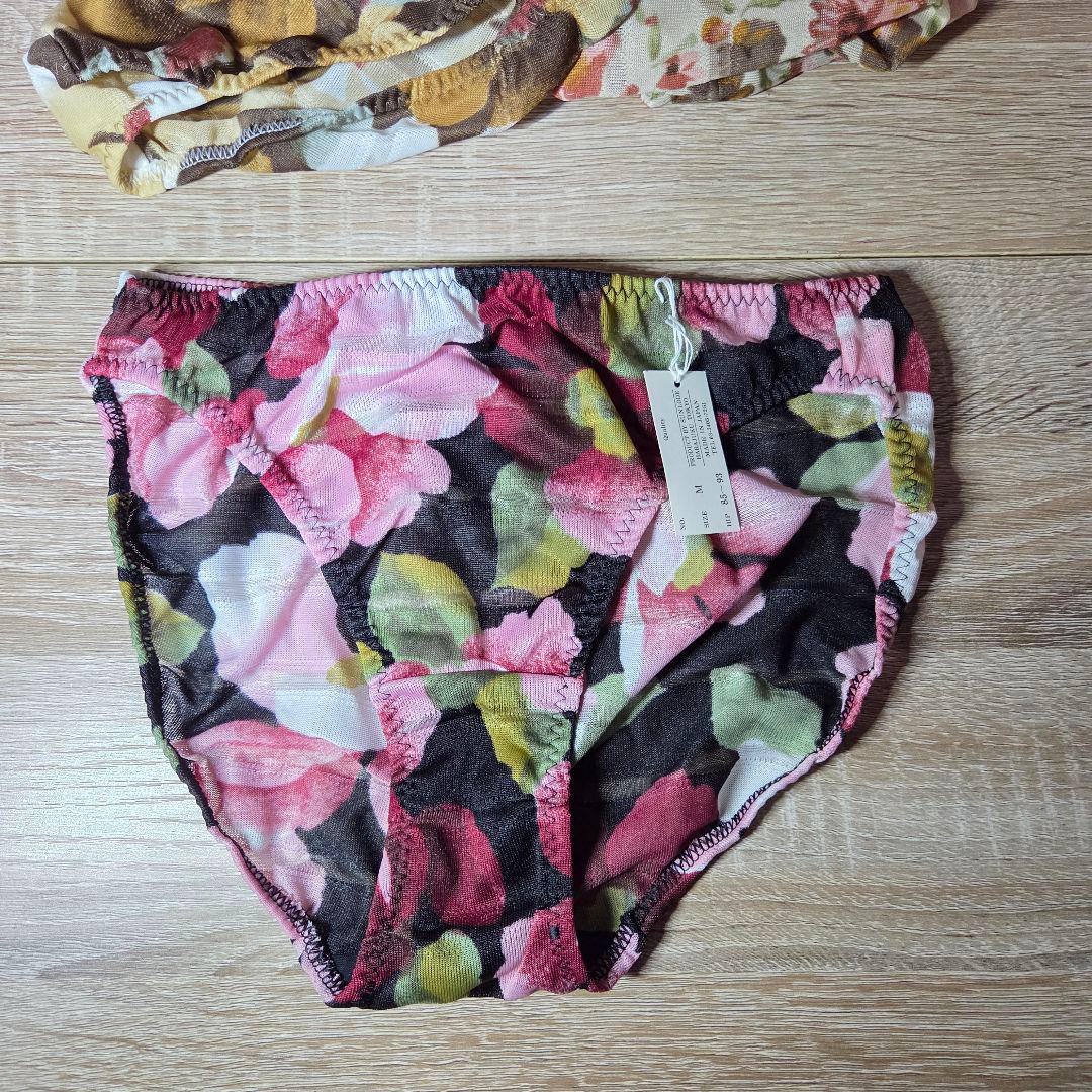 新品タグ付　昭和レトロ サンロード 花柄　ショーツ 日本製 M — image 5