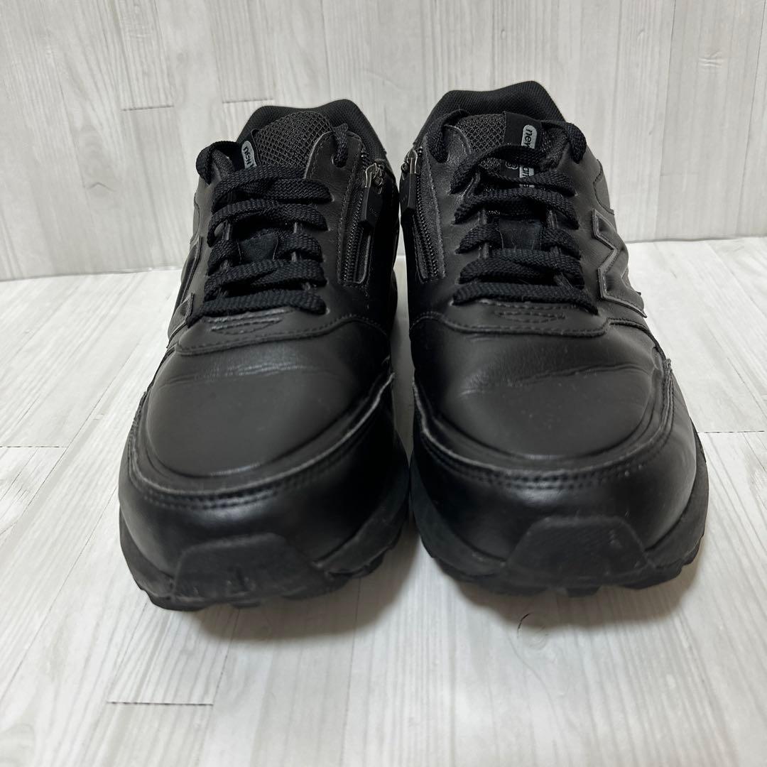 New Balance 363 サイドジップスニーカー オールブラック 26cm — image 2