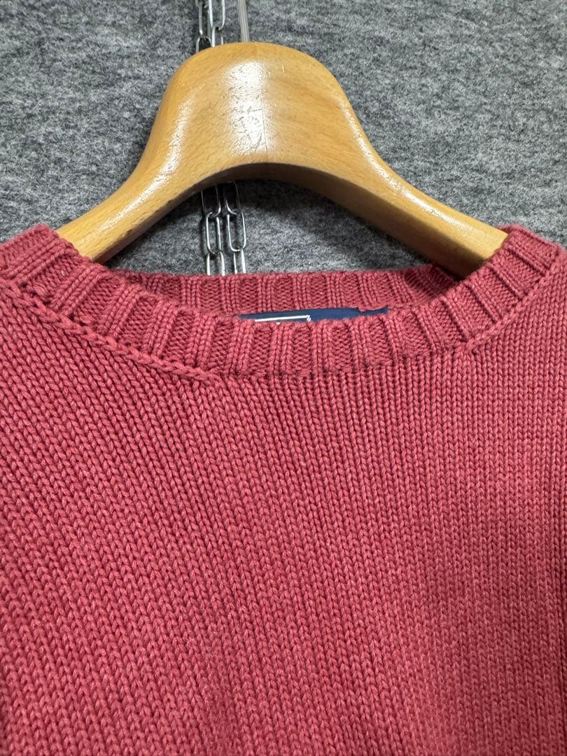 polo ralph lauren ポロラルフローレン コットンニット 刺繍 M — image 3