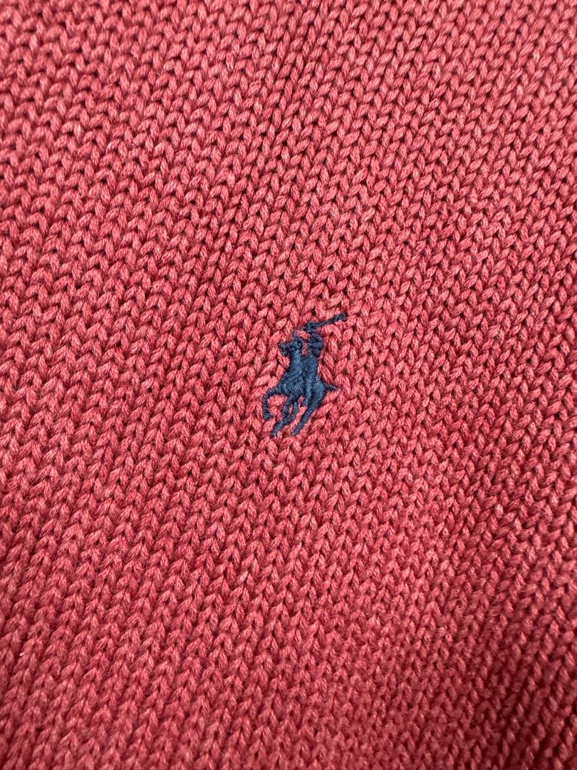 polo ralph lauren ポロラルフローレン コットンニット 刺繍 M — image 4
