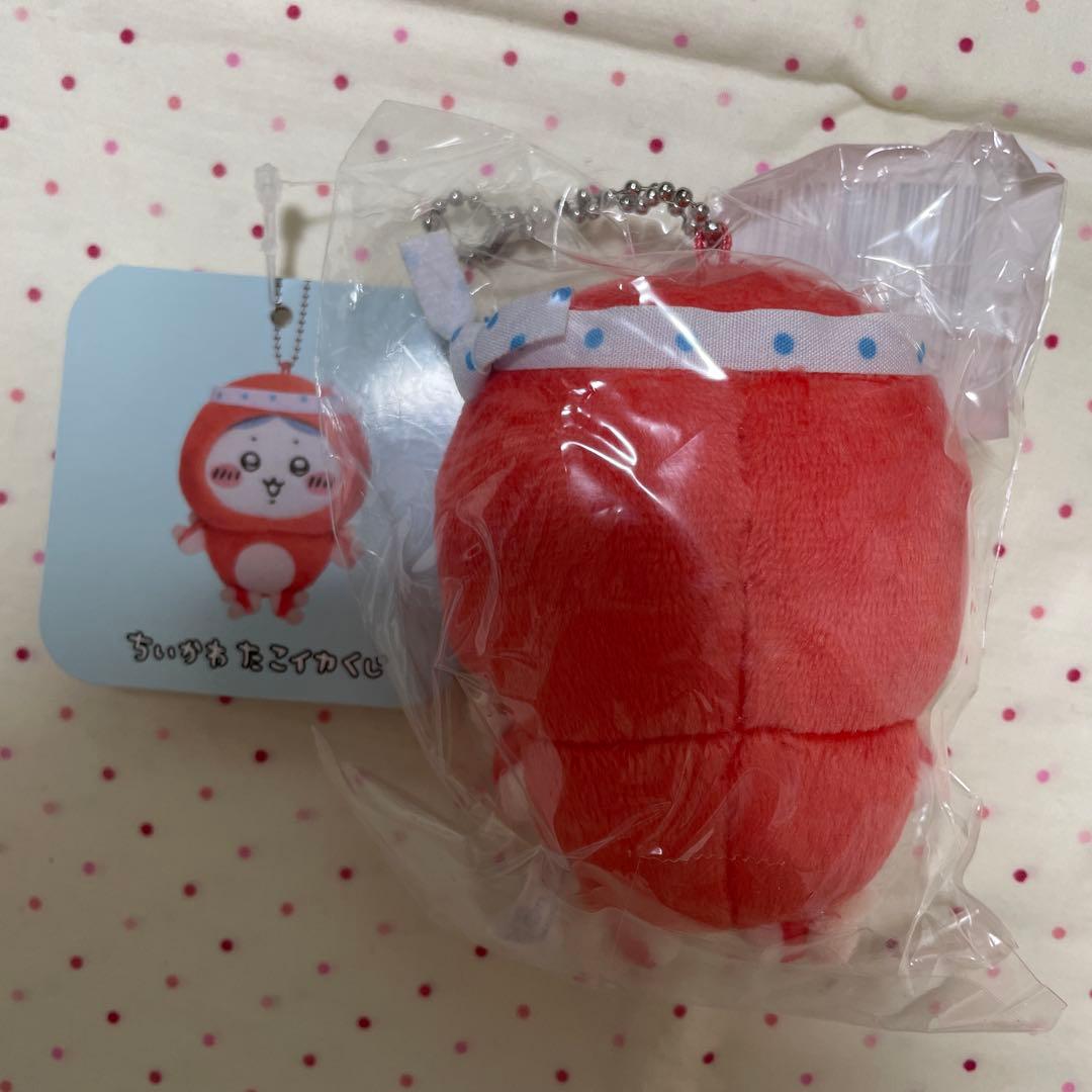 ちいかわ　たこイカくじ　たこイカマスコット　ハチワレ　未開封　未使用　タグ付き — image 2