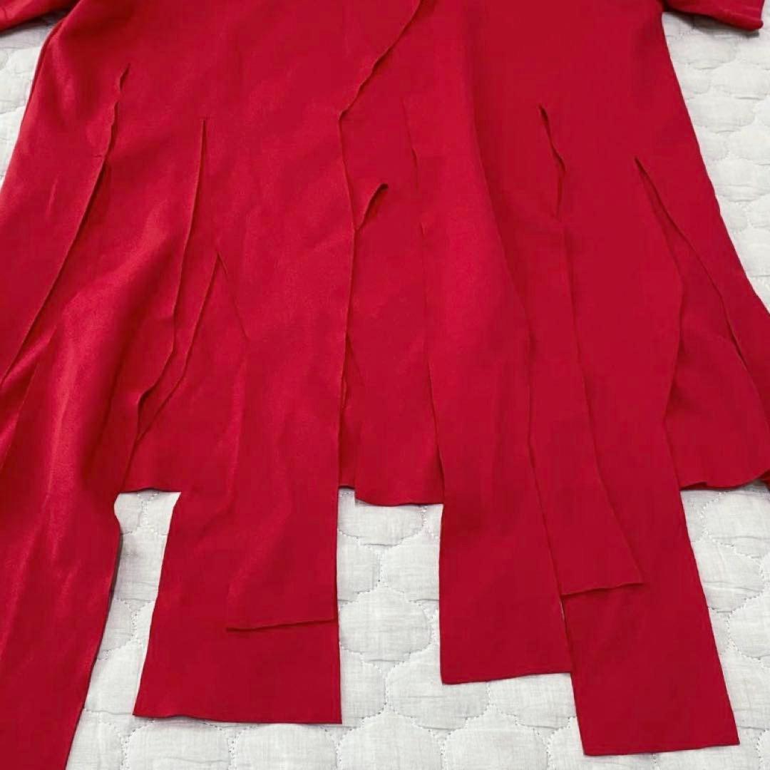 COMME des GARCONS コムデギャルソン　半袖カットソー　短冊　赤 — image 4