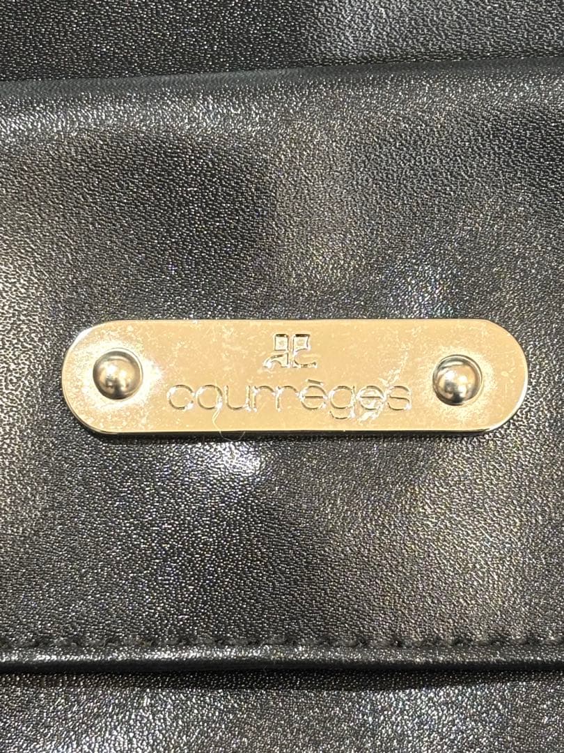 ✨超美品　courrègesクレージュハンドバッグ　黒　カジュアル〜フォーマル — image 3