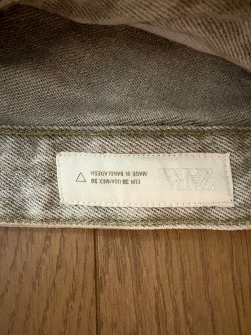 ZARA デニムパンツ グレー EUR38 USA/MEX30 — image 2