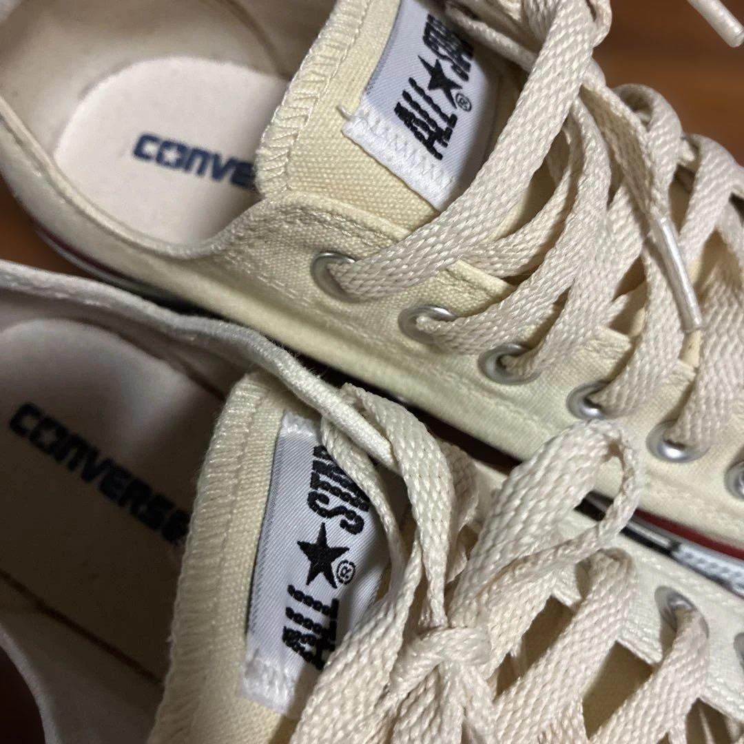 CONVERSE ALL STAR ローカット スニーカー アイボリー — image 3