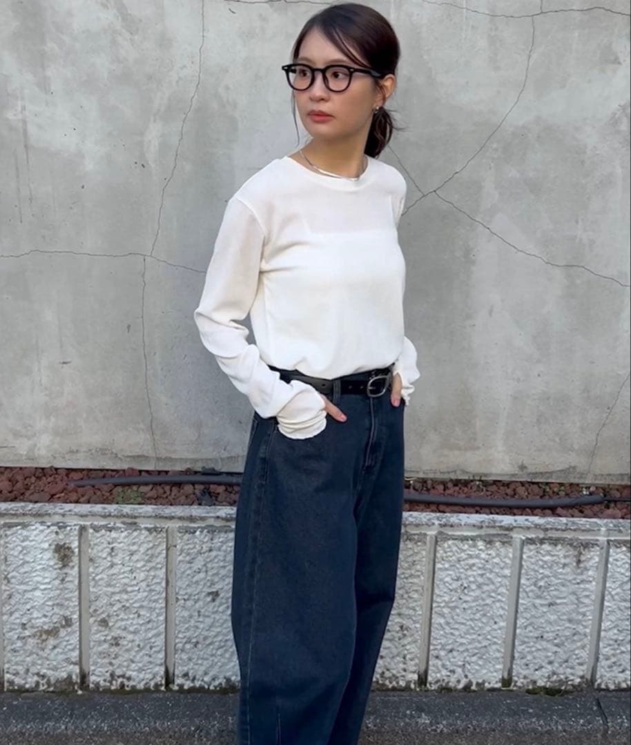 【新品】UVカット サムホール付きクルーネックメローロンT — image 2