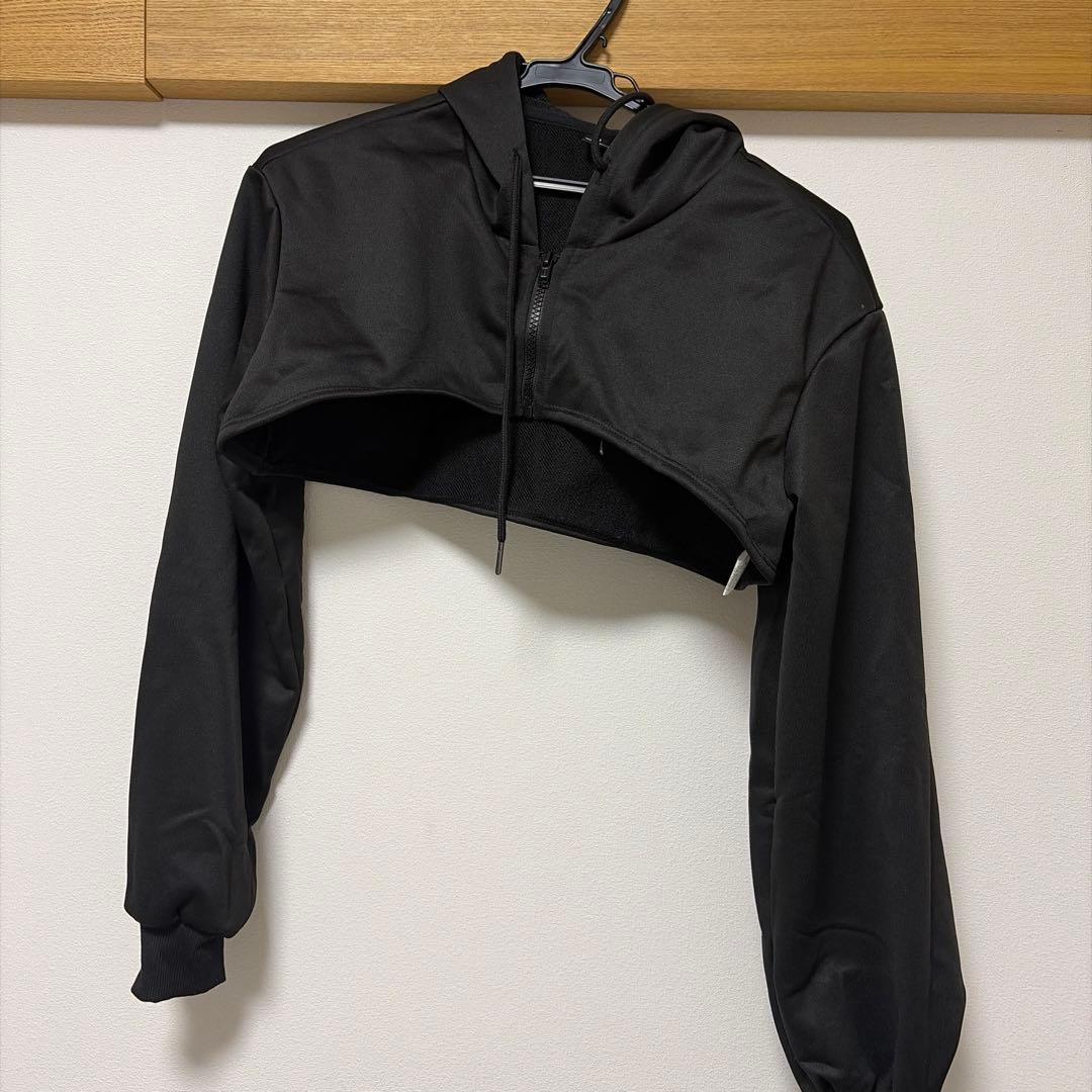 SHEIN EZwear ハーフジップ クロップドパーカー 長袖 — image 4