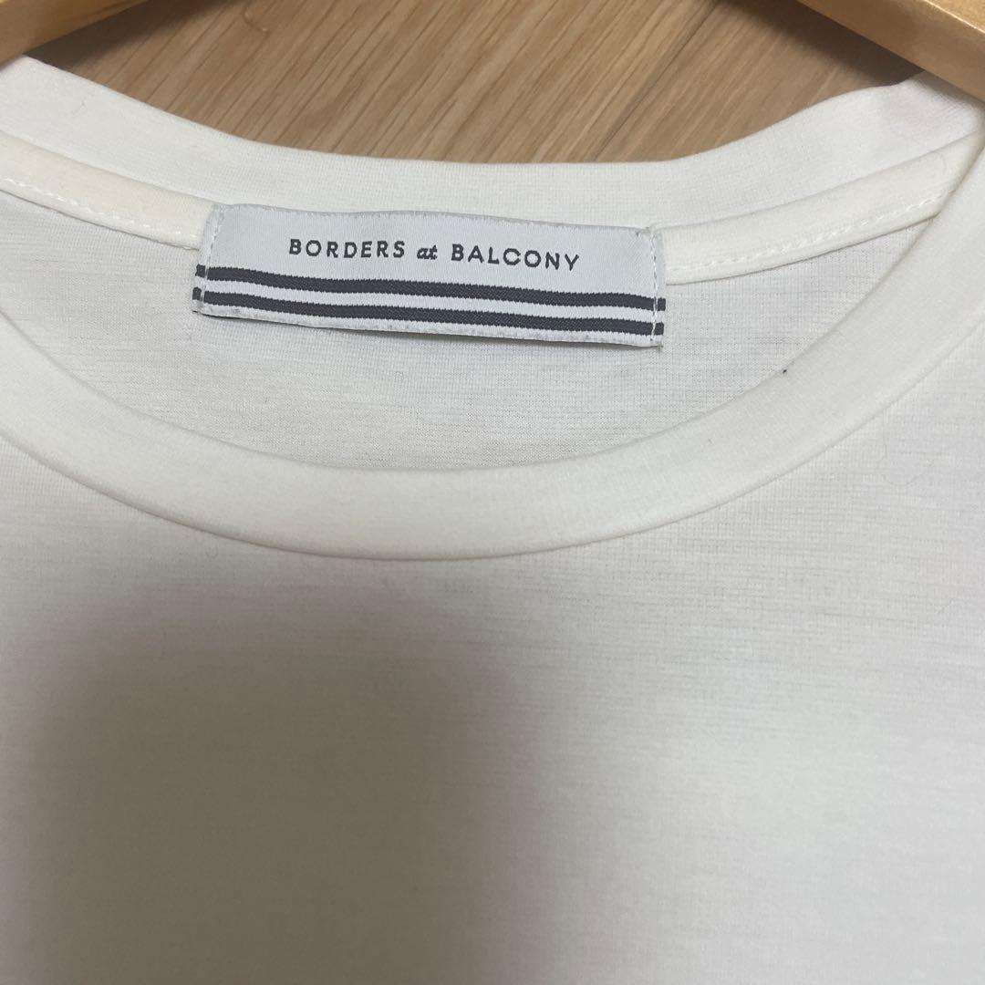 【美品】BORDERS at BALCONY 半袖Tシャツ フリル袖 — image 2