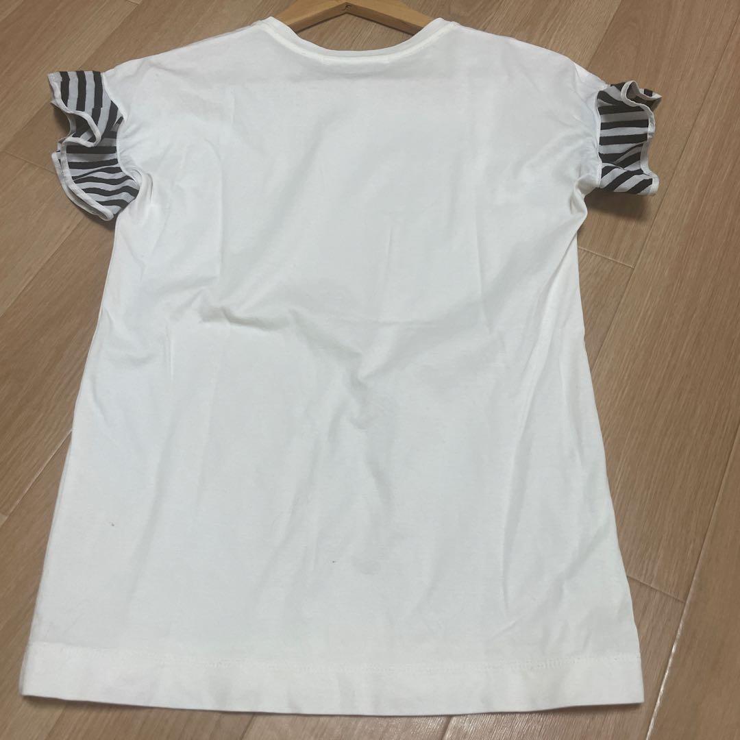 【美品】BORDERS at BALCONY 半袖Tシャツ フリル袖 — image 4