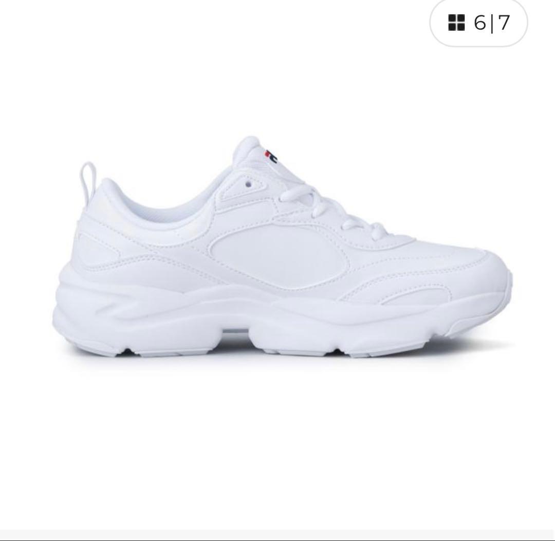 【超美品】FILA レイトレーナーブイ2スクリプト *White / White — image 5