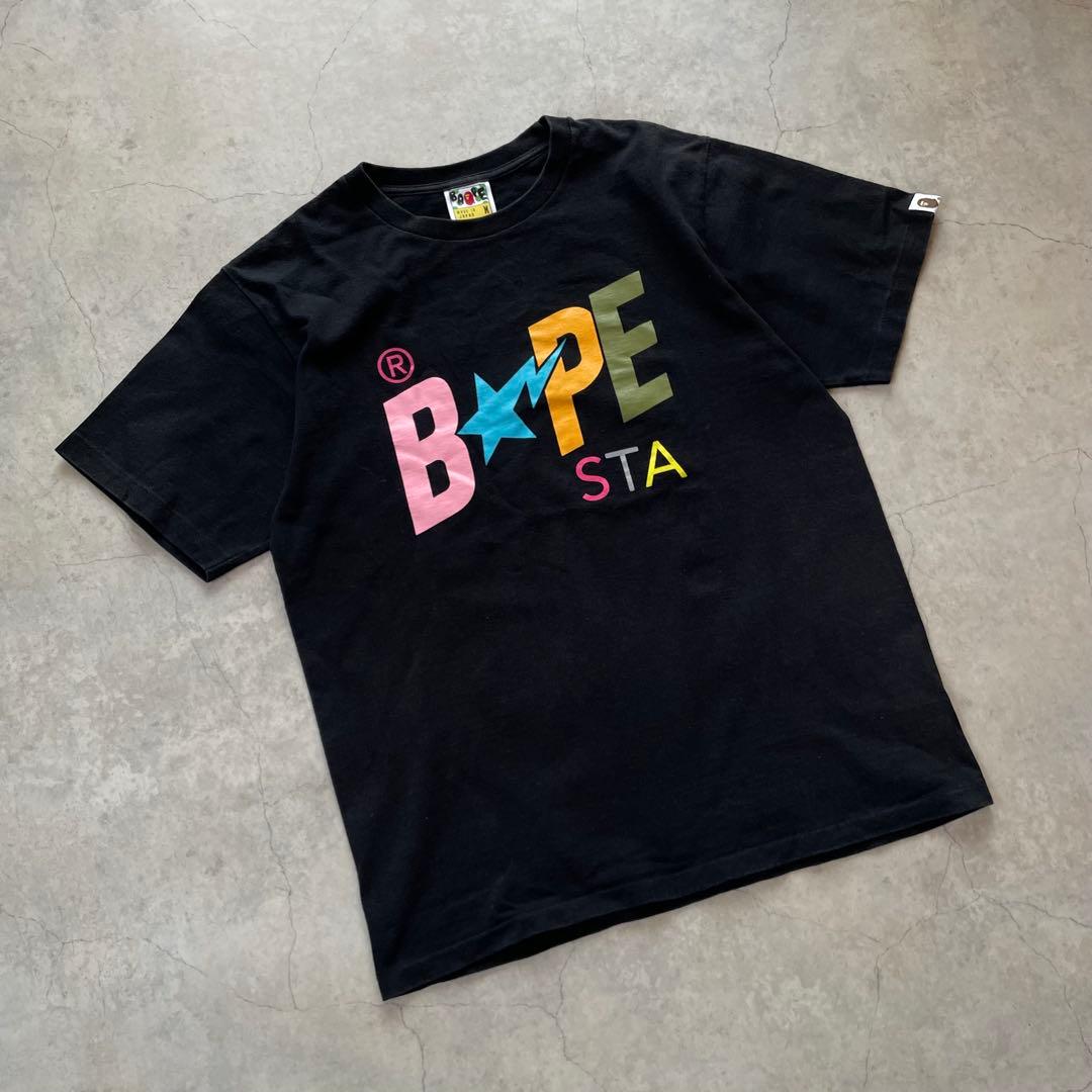 A BATHING APE Tシャツ ベイプスター ブラック — image 2