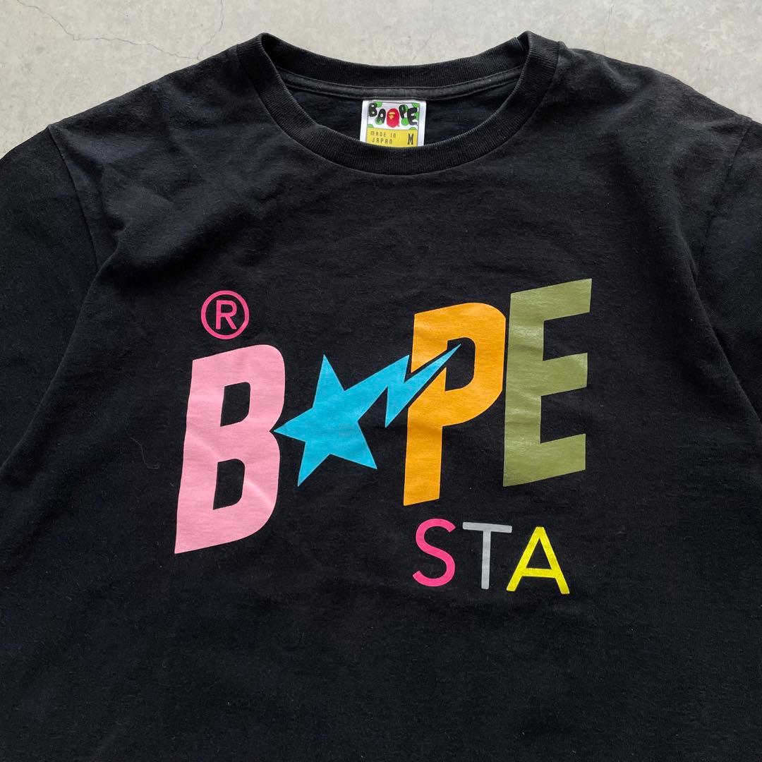 A BATHING APE Tシャツ ベイプスター ブラック — image 3