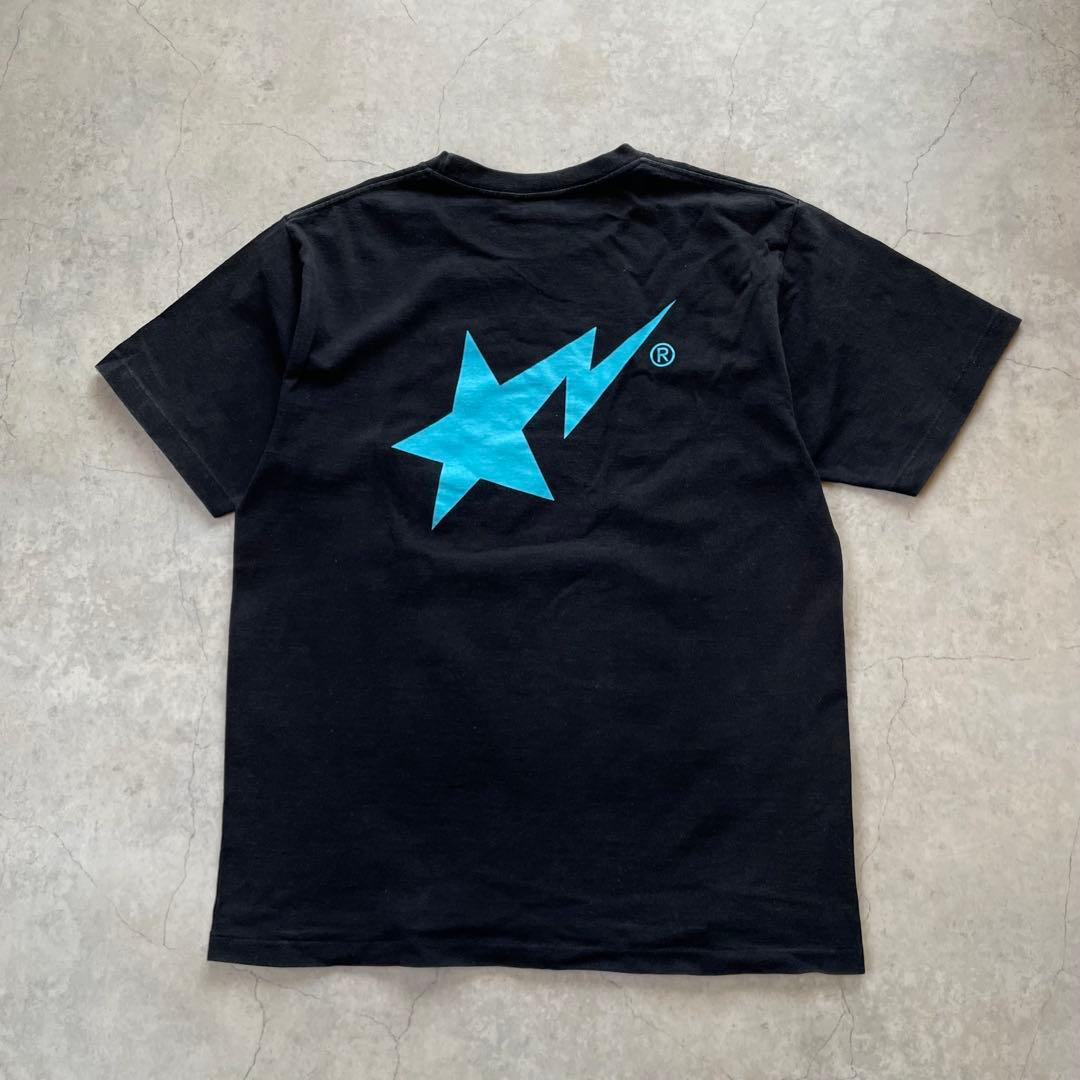 A BATHING APE Tシャツ ベイプスター ブラック — image 4