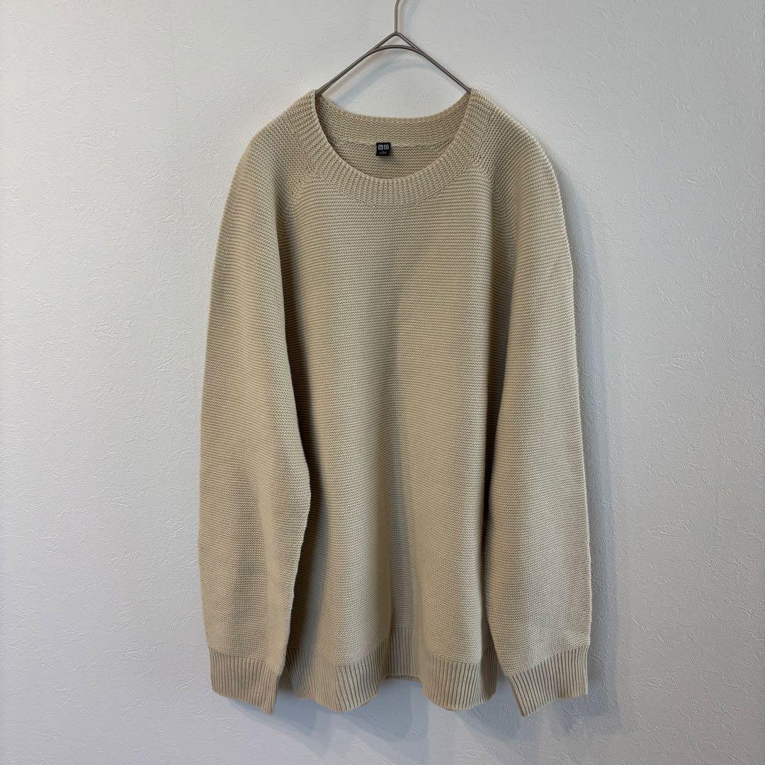 UNIQLO 3Dクルーネックセーター メンズ ユニセックス ナチュラル — image 5