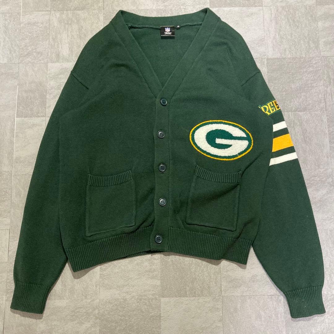 大人気！ NFL グリーンベイ・パッカーズ カーディガン ボタンダウン セーター — image 2