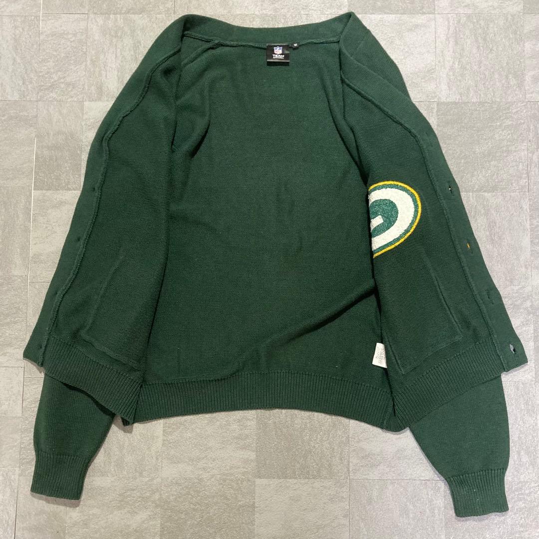 大人気！ NFL グリーンベイ・パッカーズ カーディガン ボタンダウン セーター — image 3