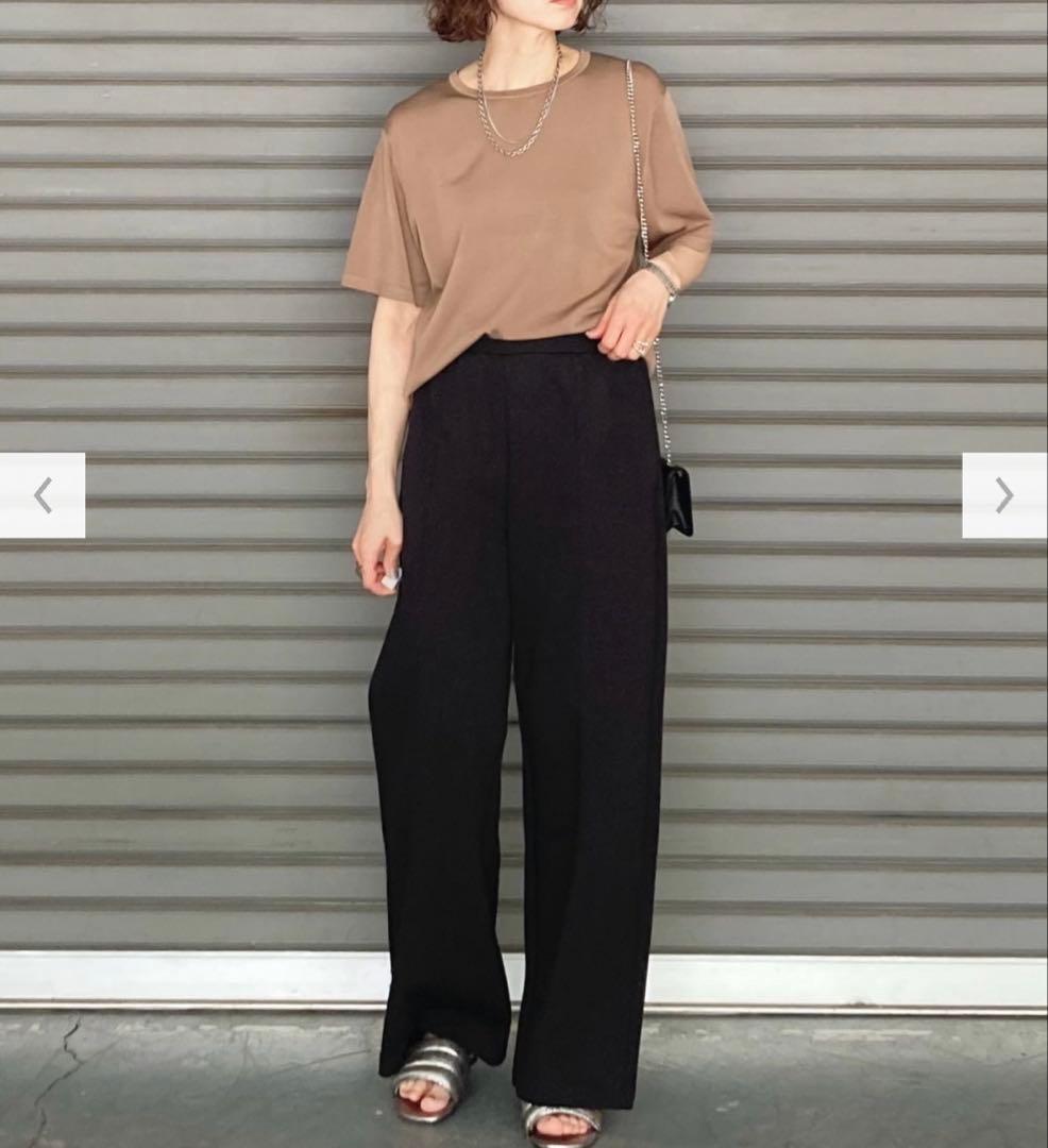 ほぼ新品　大人気商品　ボクシーニットT 　Mサイズ　ベージュ — image 4