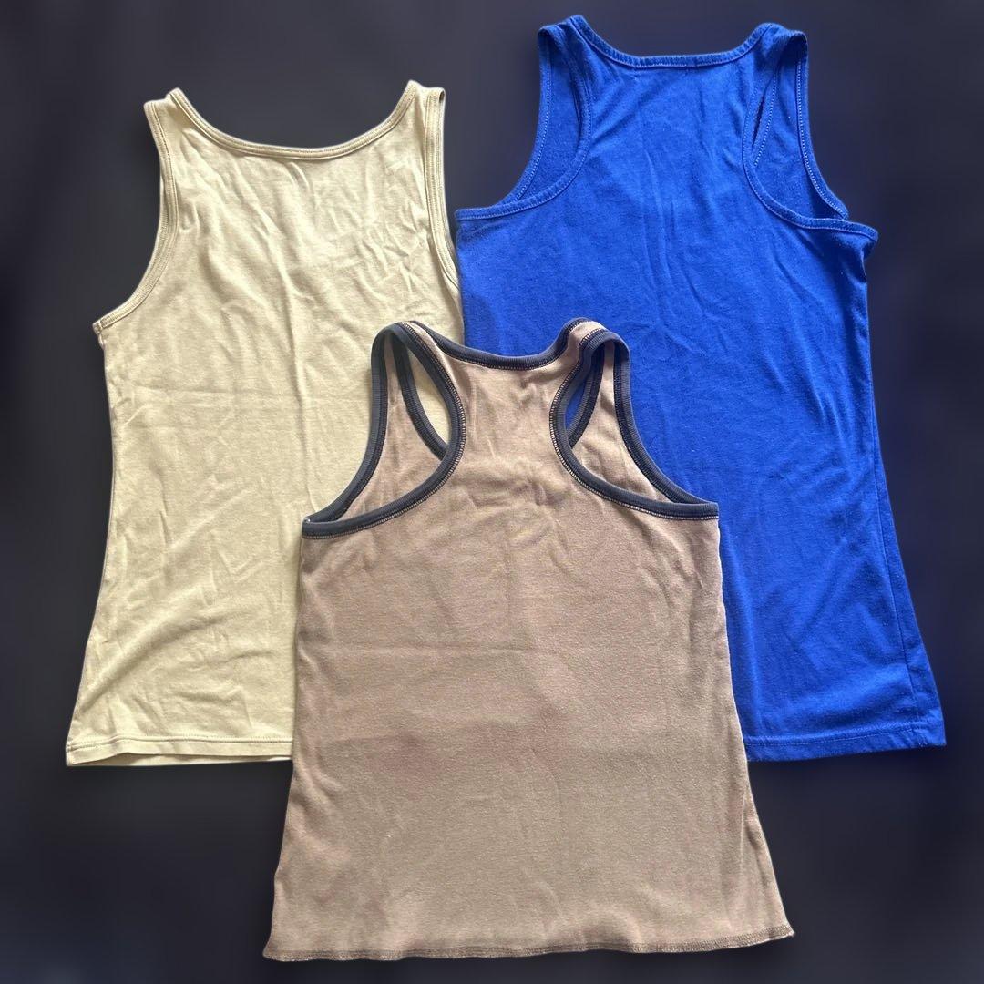 レディース　COMME CA WALK タンクトップ 3枚セット　M — image 5