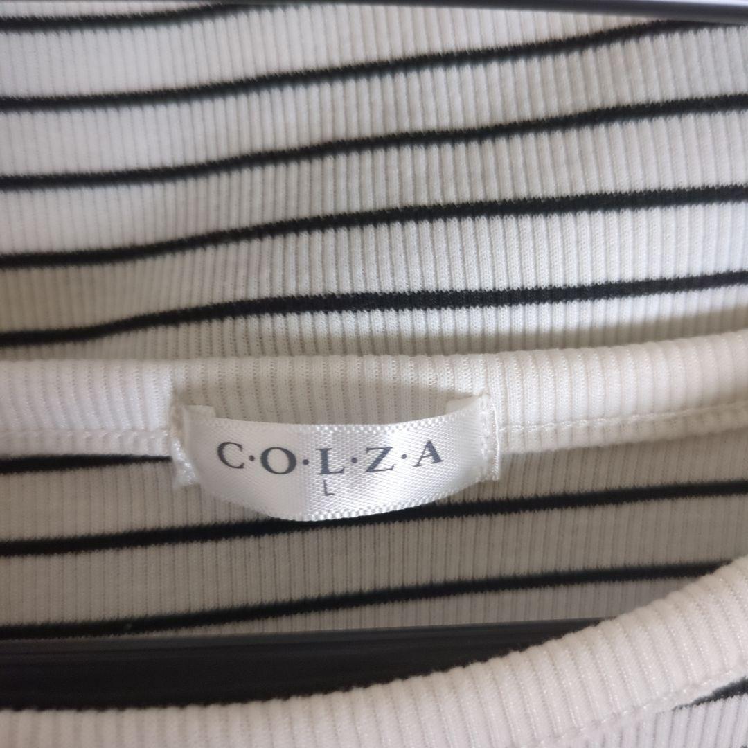 COLZA ボーダー Tシャツ Lサイズ — image 3
