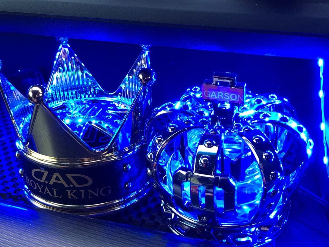 早い者勝ち!!青く光るギース DADギャルソン タイプCROWN王冠 USB電源 — image 4