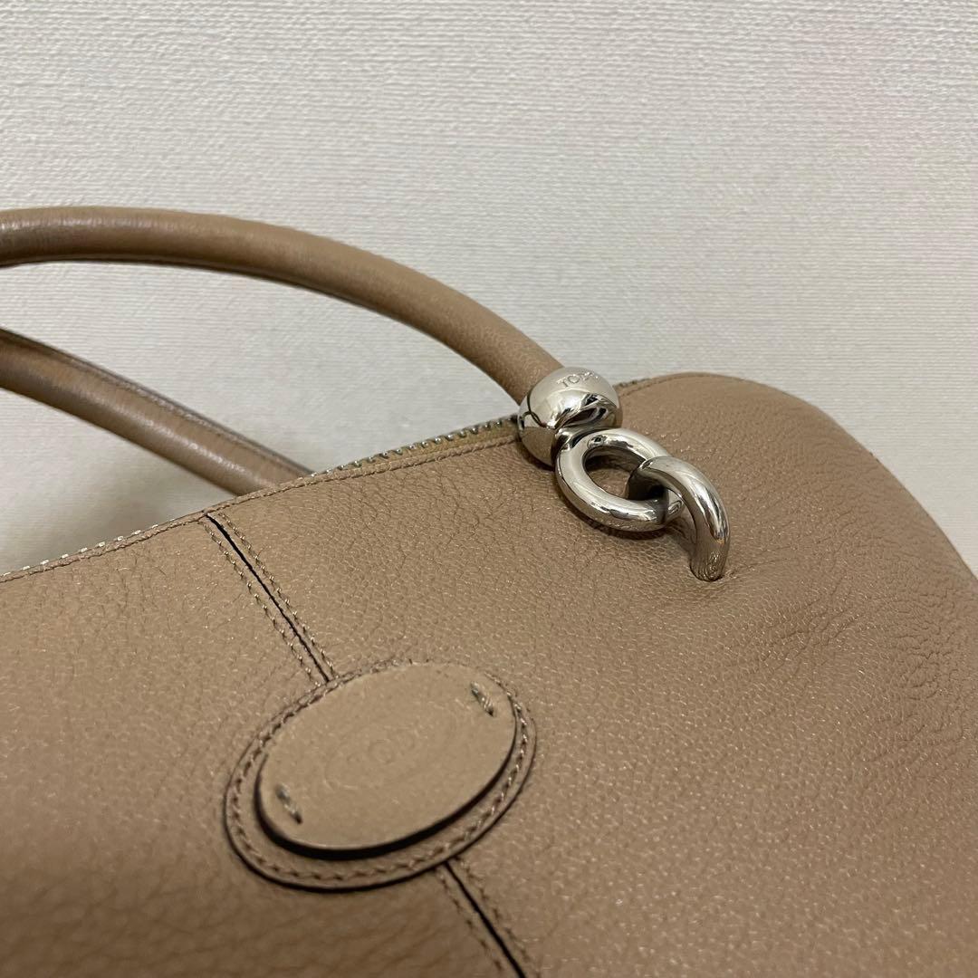 《美品》TOD’S （トッズ）レザー ハンドバッグ ベージュ系 — image 3