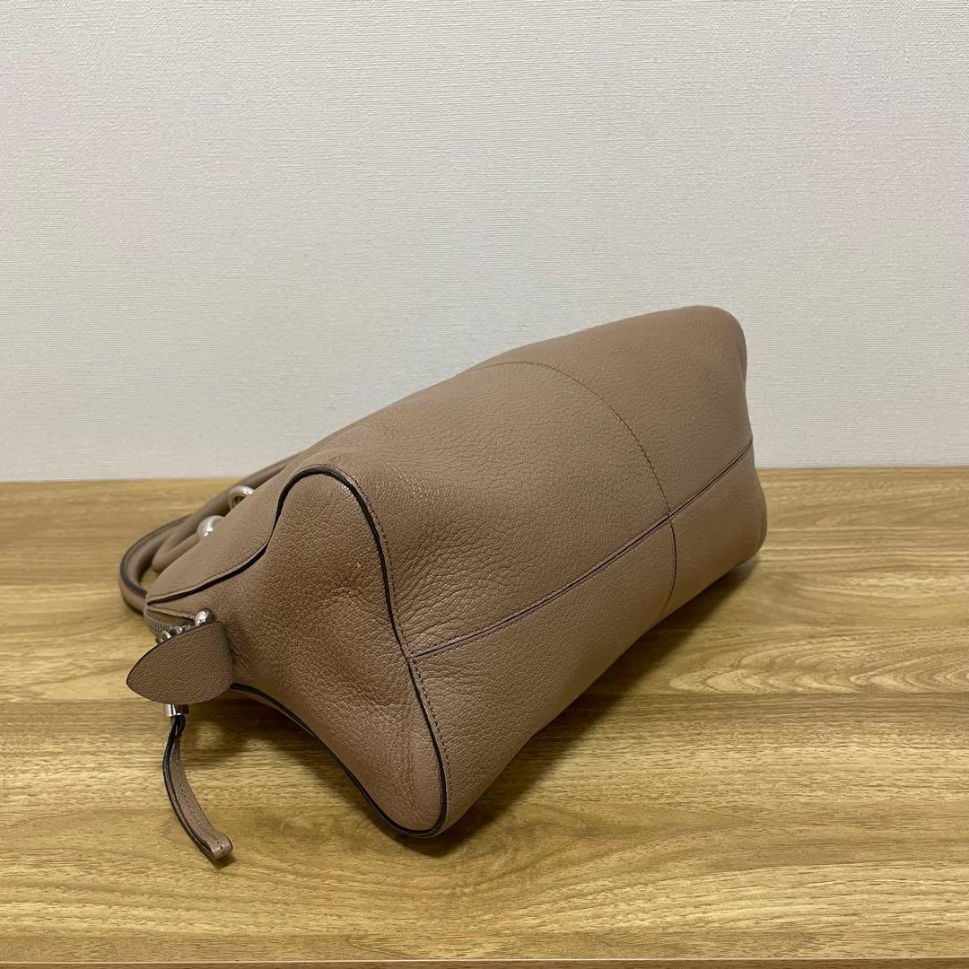 《美品》TOD’S （トッズ）レザー ハンドバッグ ベージュ系 — image 5