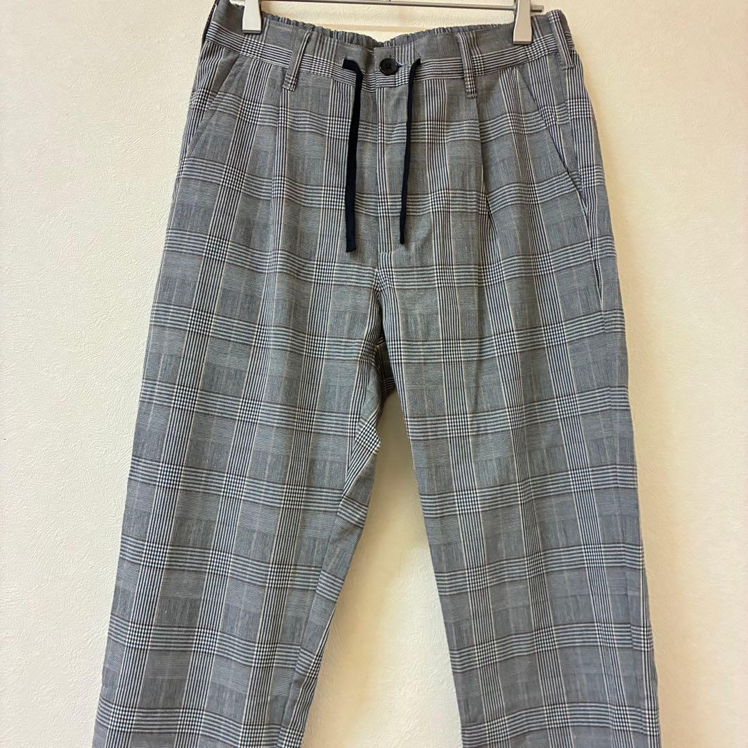 THE SHOP TK グレンチェック テーパードパンツ Sサイズ — image 2