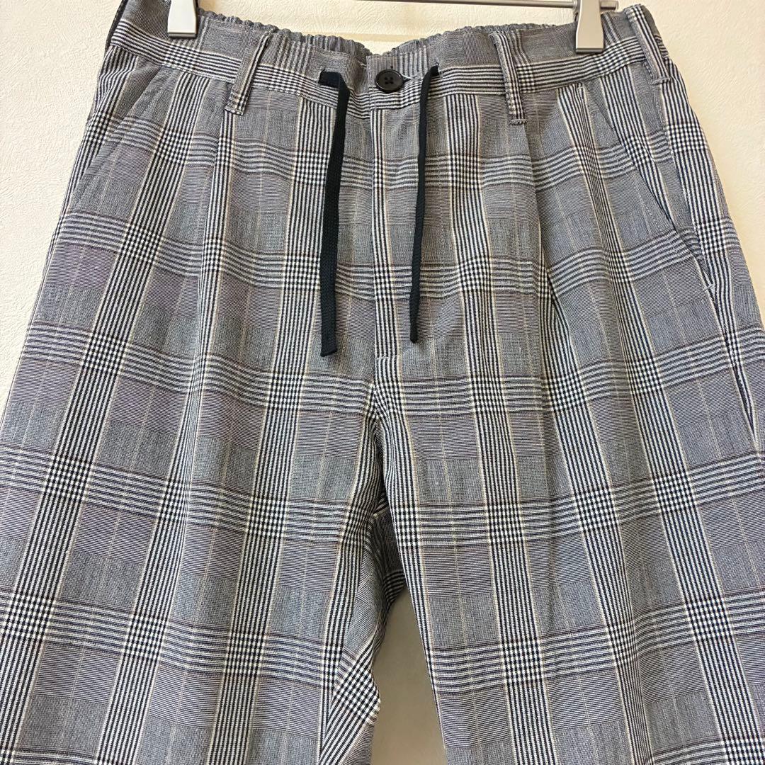 THE SHOP TK グレンチェック テーパードパンツ Sサイズ — image 4