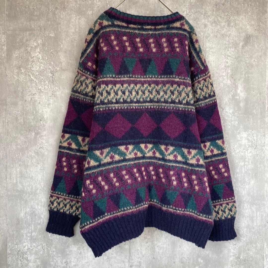 【アイスランド製】KATLA デザイン ウール ニット セーター メンズ 古着 — image 5