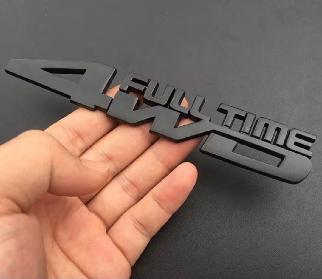【新品２枚セット】FULL TIME 4WD エンブレム ステッカー(テープ付) — image 2