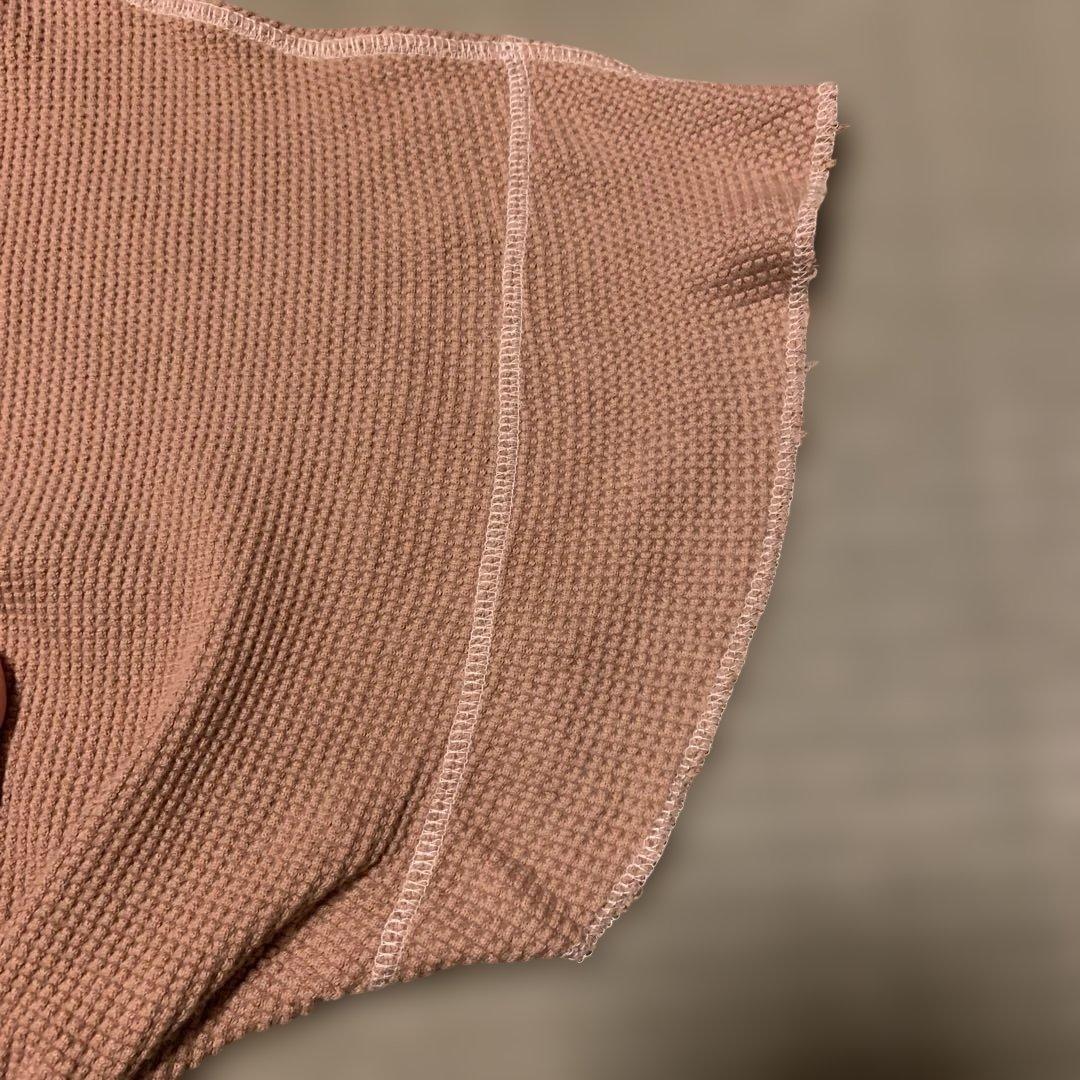 SeaRoomlynn ワッフル 半袖 Tシャツ ベージュ — image 5
