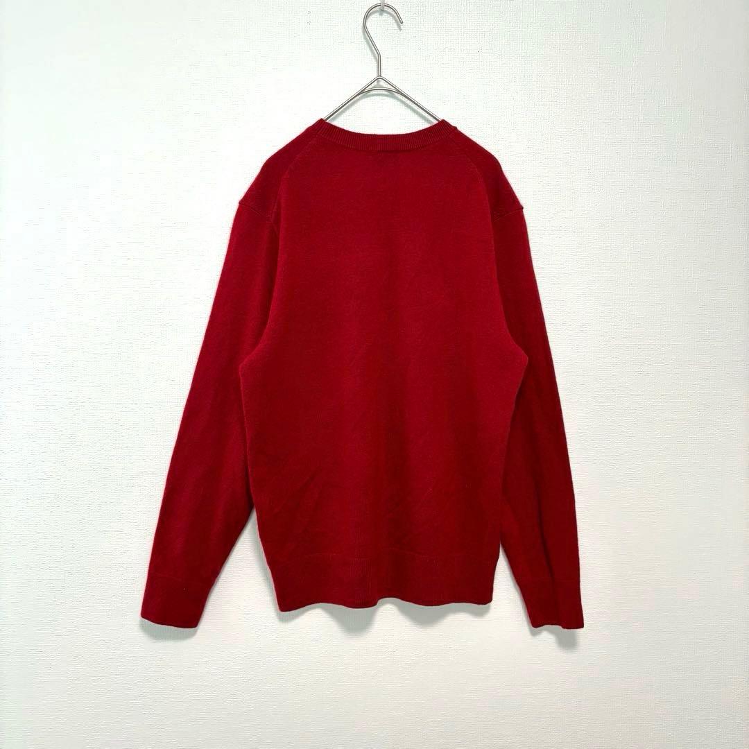 UNIQLO カシミヤ100% クルーネックニット 赤 Sサイズ　シンプル — image 2