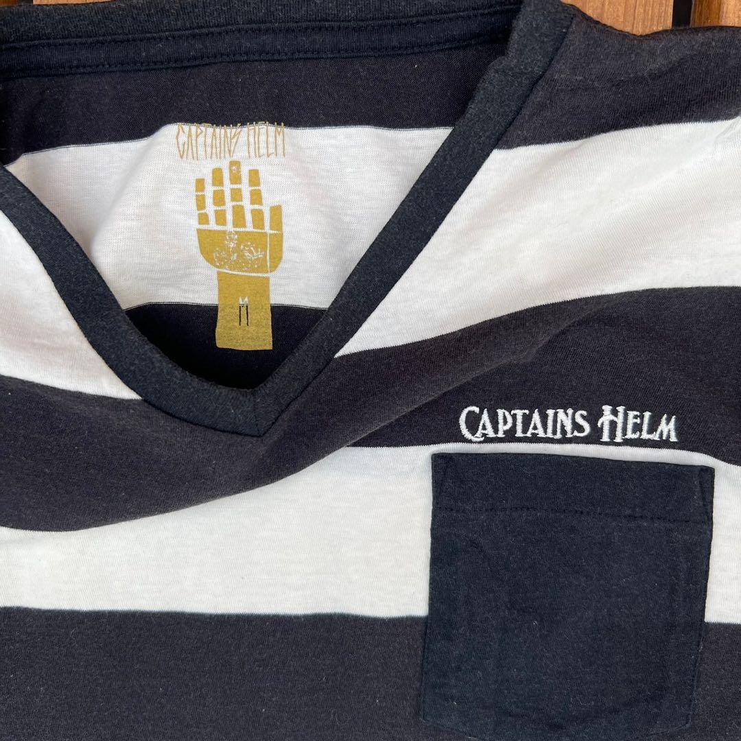 CHPTAINS HELM VネックボーダーTEE — image 2