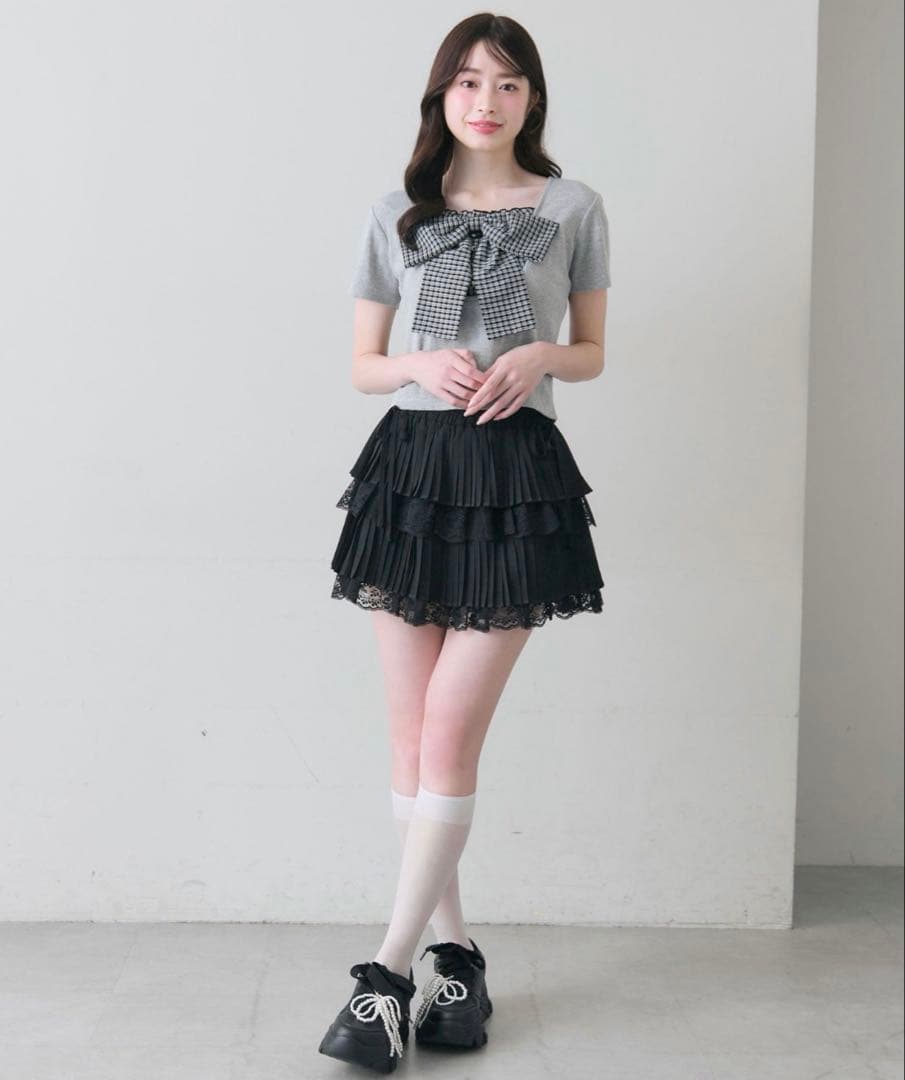 OLIVE des OLIVE リボン映え半袖トップス — image 2