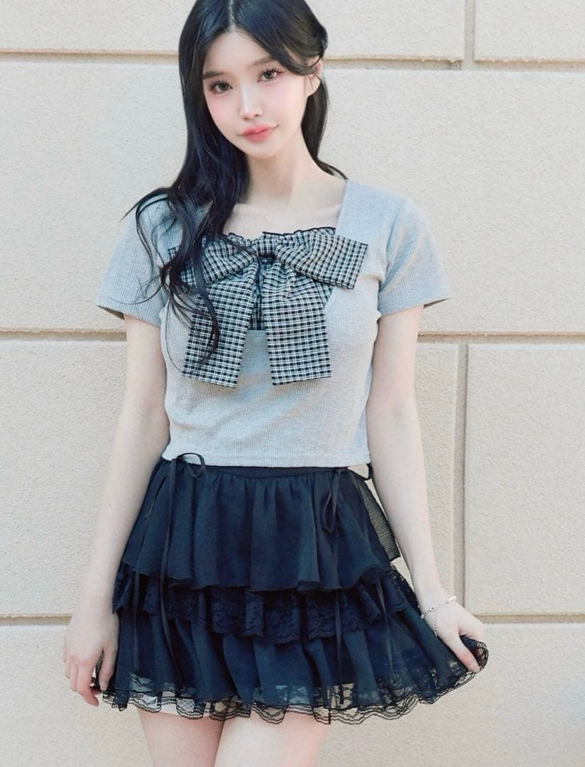 OLIVE des OLIVE リボン映え半袖トップス — image 5