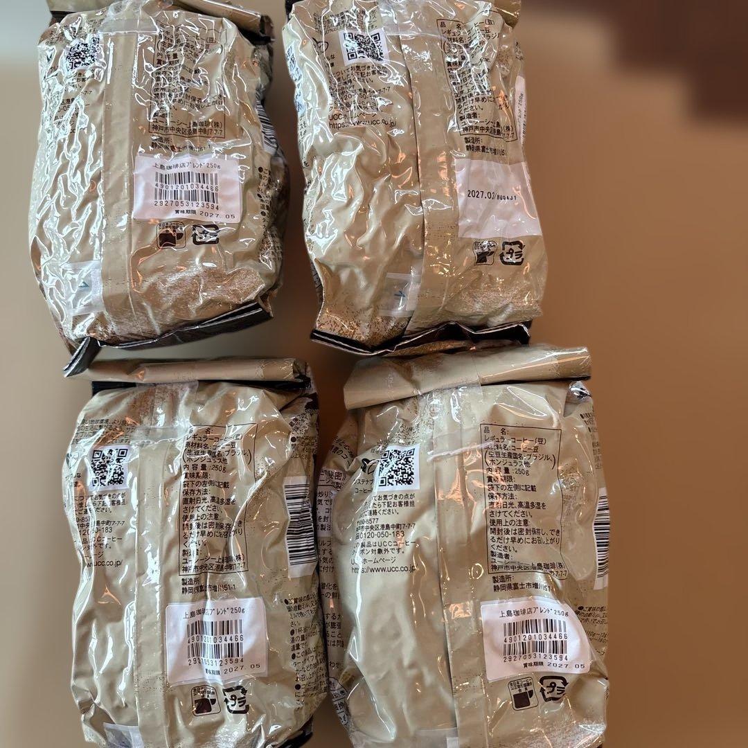 上島珈琲店 コーヒー豆 4袋　250グラム — image 5