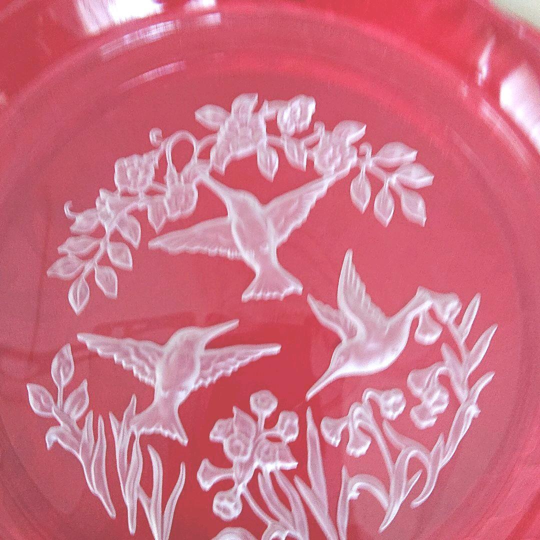 31.お値下げHOYA crystal 素敵な 鳥レリーフ皿 2枚セット — image 2