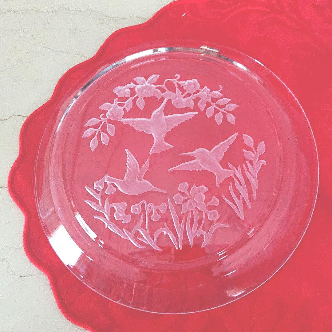 31.お値下げHOYA crystal 素敵な 鳥レリーフ皿 2枚セット — image 5
