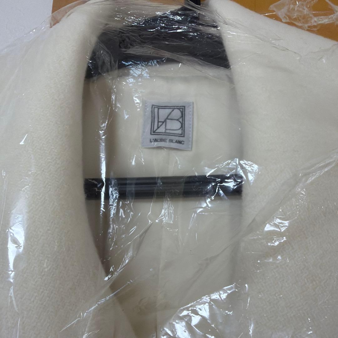 L'AUBE BLANC Double-breasted Wool coat — image 3