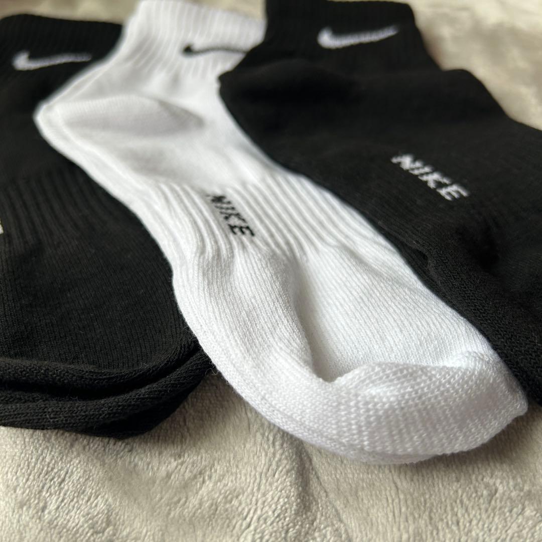 NIKE ソックス 3足セット ブラック ホワイト25-27cm — image 2