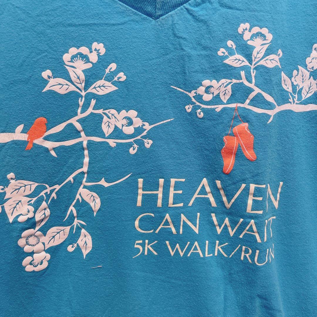 トップス Tシャツ 水色 半袖Tシャツ 【F】海外古着 — image 5