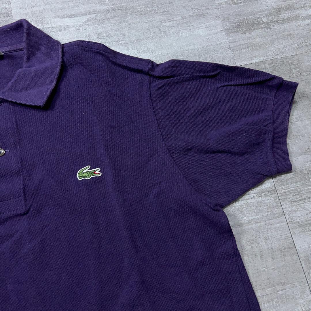 Chemise Lacoste シュミーズ ラコステ 半袖ポロシャツ ロゴ 紫 — image 3